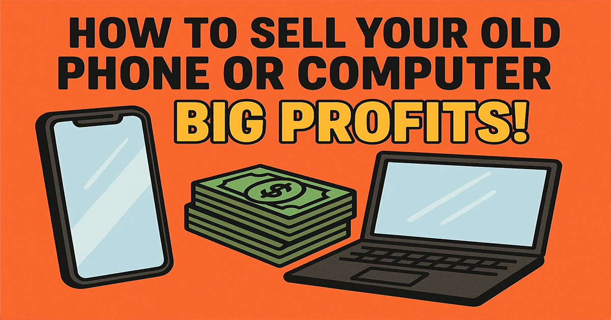 How to Profit from Selling Your Old Phone or Computer