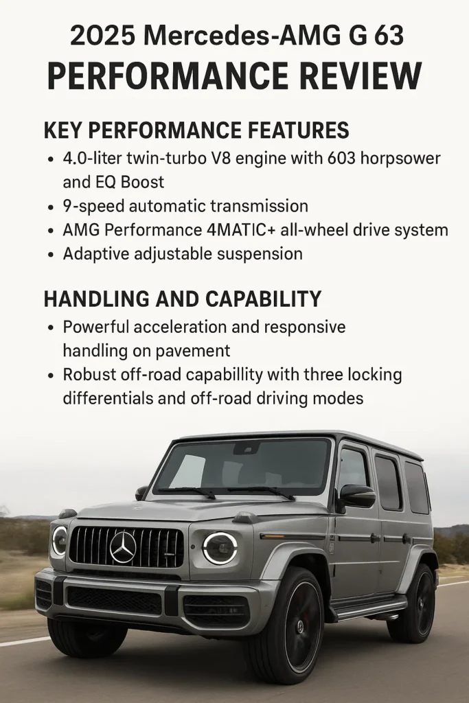 2025 Mercedes-AMG G 63 First Test: Expensive Yet Exquisite, Refined and Ready for Anything