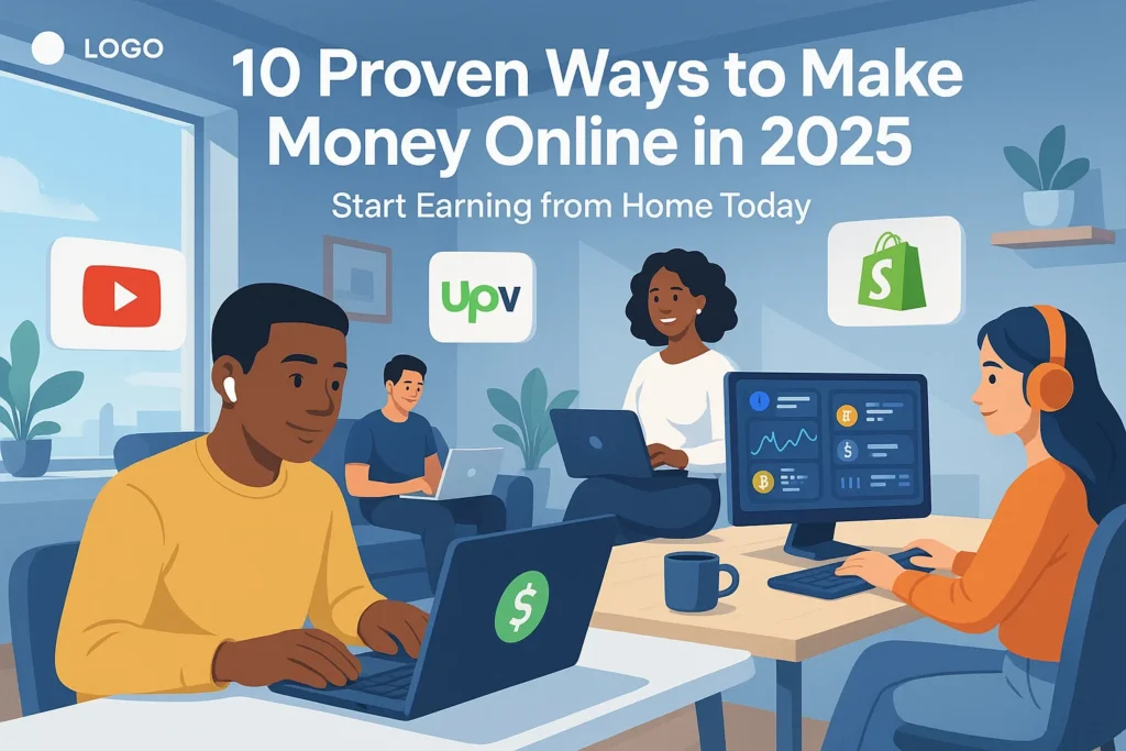 10 Proven Ways to Make Money Online in 2025: Start Earning from Home Today