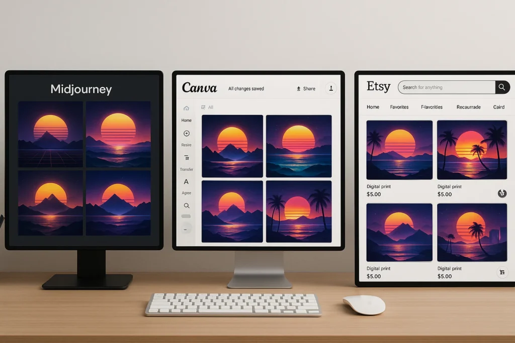 How I Made $50 Selling AI-Generated Images Online: A Beginner's Journey